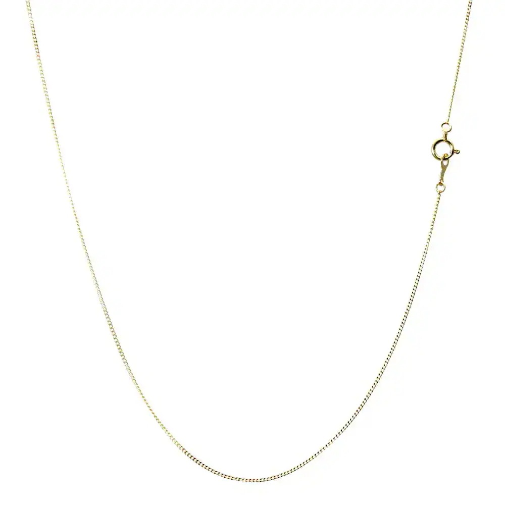 ネックレス チェーン 18金 K18 ゴールドチェーン 2面ダイヤカット 喜平チェーン 0.85mm 喜平 誕生日 プレゼント