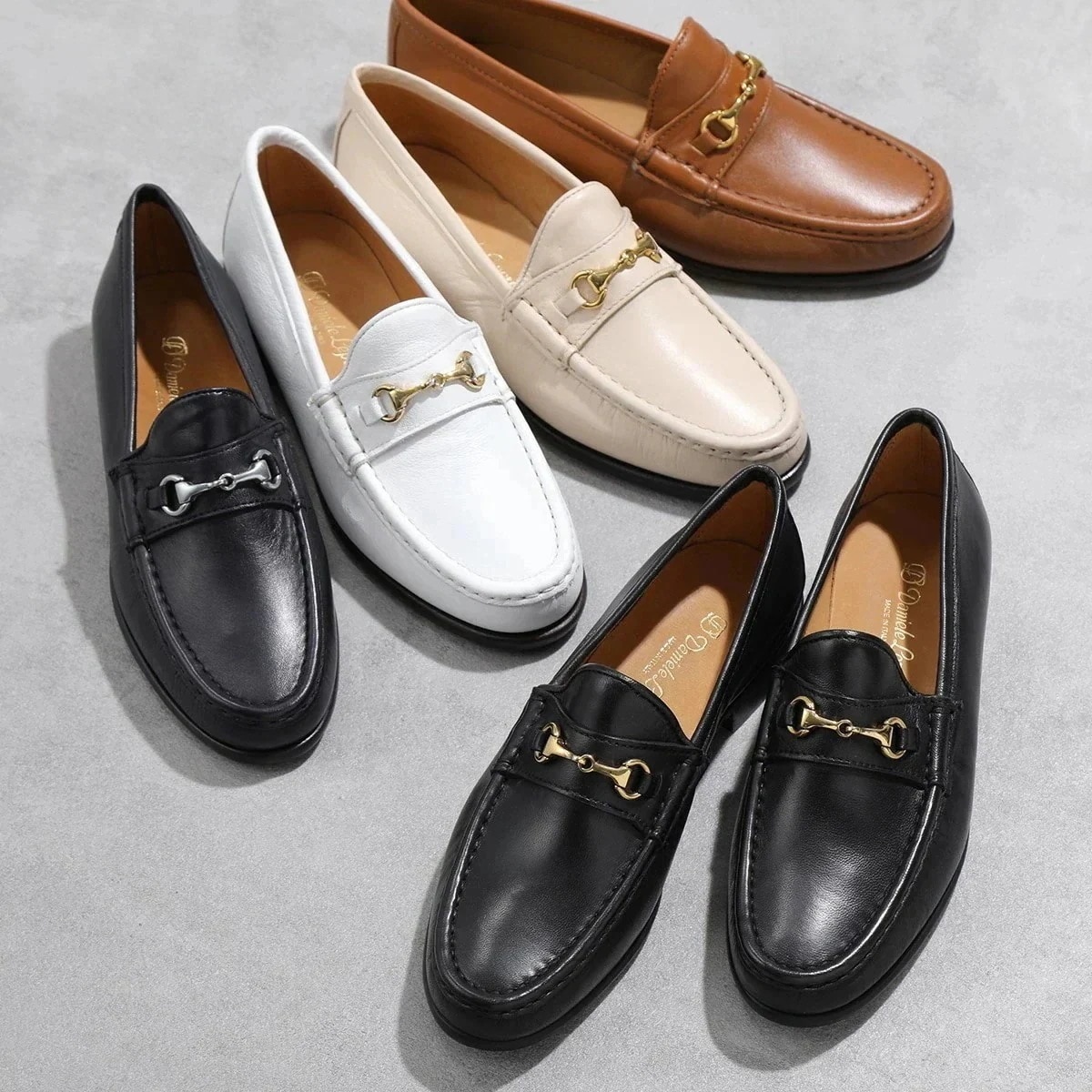 DANIELE LEPORI ダニエル レポリ ローファー D92 Cuoio レディース ビット レザー シューズ 靴 カラー5色】 【mega】