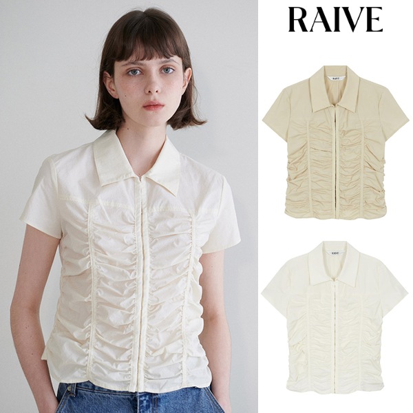 シャーリング フック ブラウス／Shirring Hook