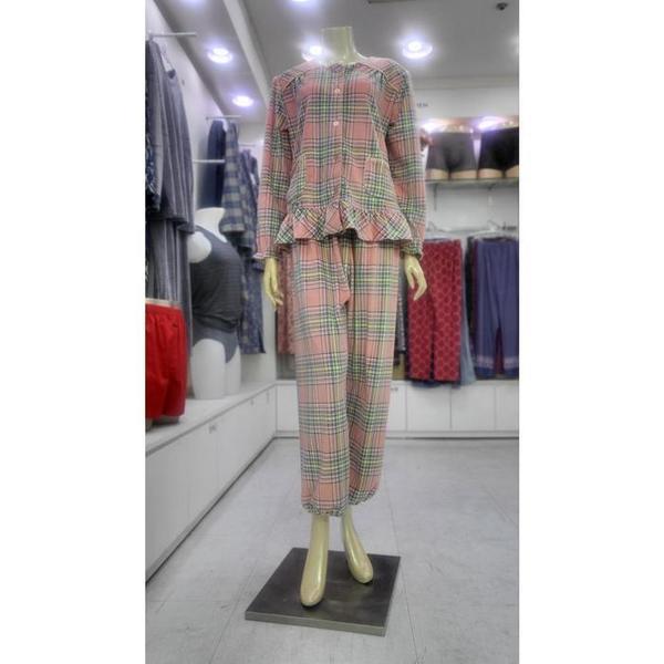 수 セーブゾーン08 女性ミンクパジャマセット WP2214 (42364021)