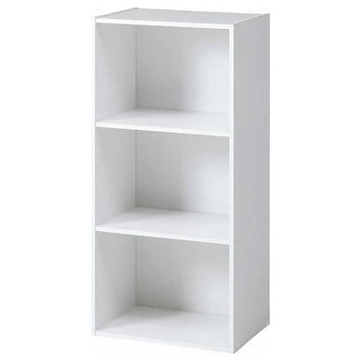 他サイト： 不二貿易 93501 カラーボックス 3段(ホワイト) 93501フジボウエキの商品画像