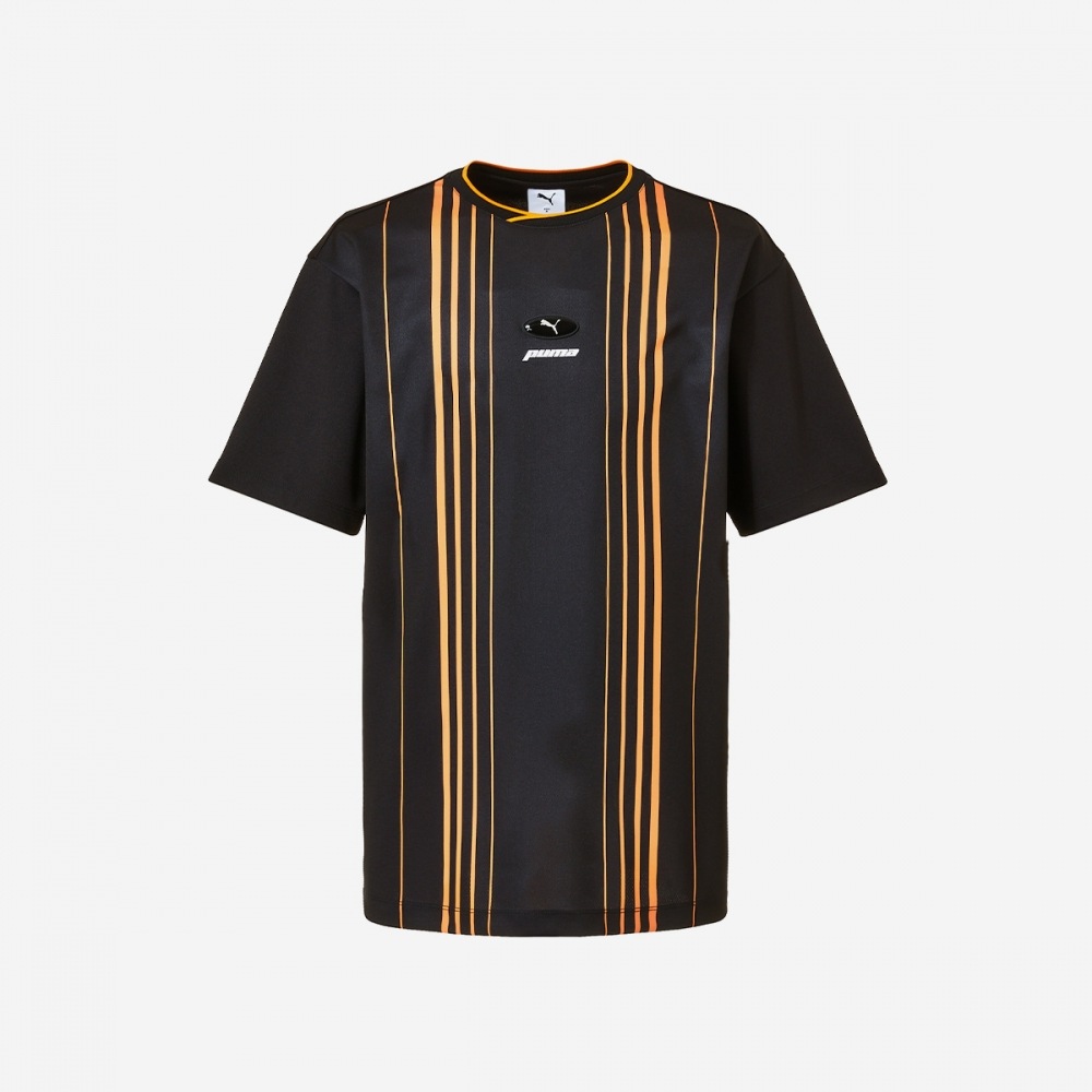 プーマ U フットボールニットカラー 半袖Tシャツ PKI95030501-PUMA BLACK