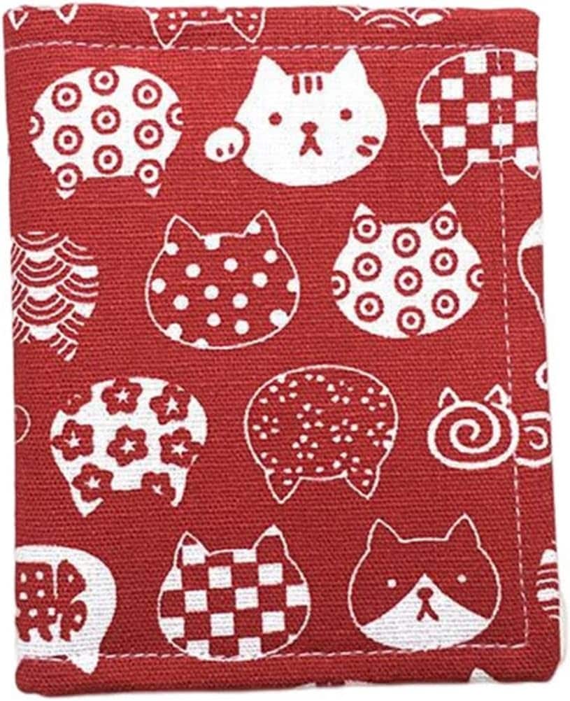 【20%OFFクーポン】財布 レディース 学生 2つ折り 小型 猫柄 帆布 ボタン 大容量 カード入れ 小銭入れ 使いやすい 多機能 コンパクト 軽量 コインケース ウォレット かわいい ファッション