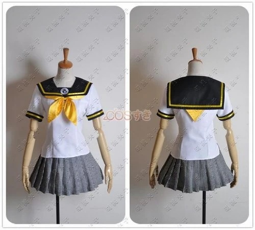 ペルソナ4 八十神高校 女性夏の制服 コスプレ衣装 COS 高品質 新品 Cosplay アニメ コスチューム