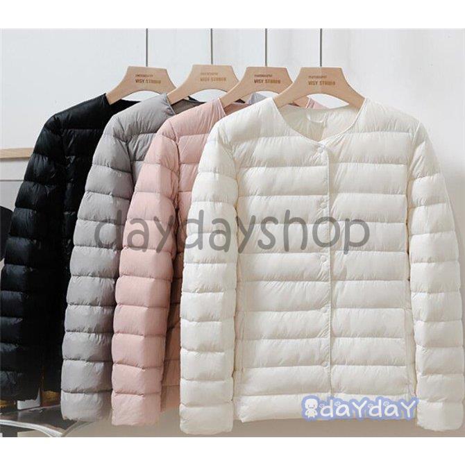 ダウンジャケット 軽量 レディース ダウンコート ノーカラー アウター 冬 暖かい 防寒服 20代 30代 40代 50代 5,116円