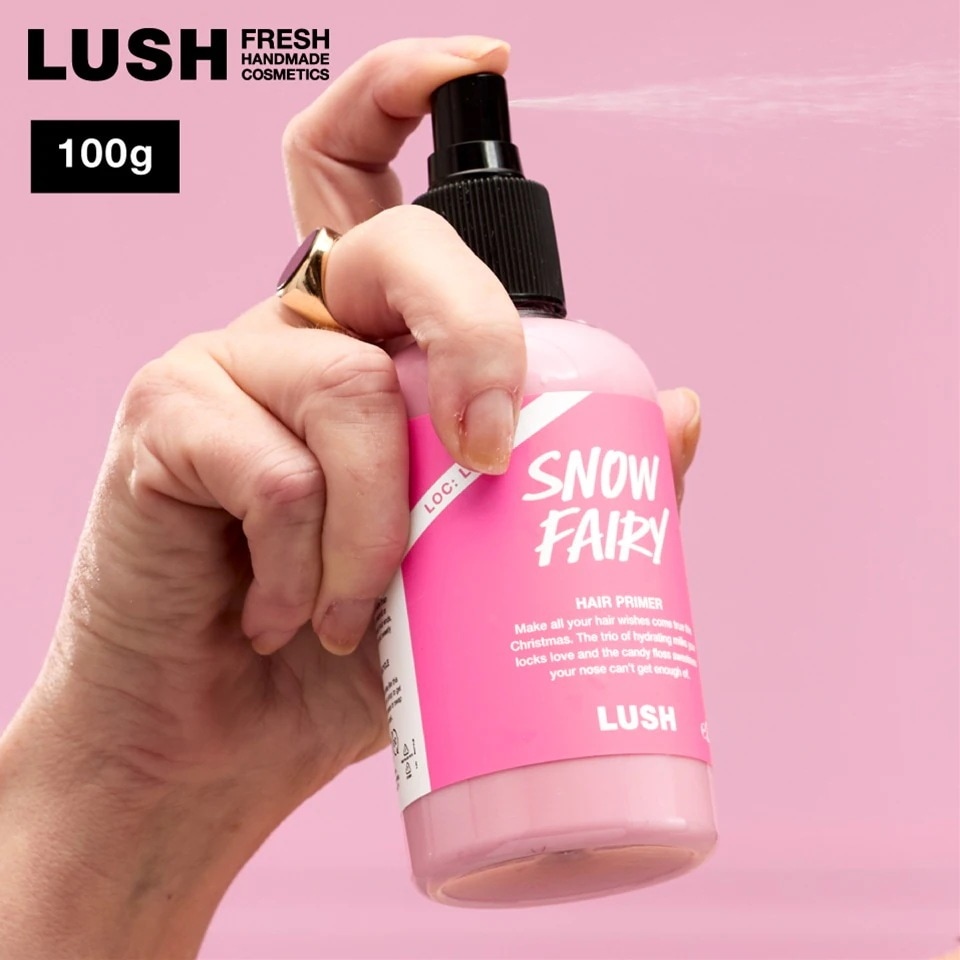 Qoo10] LUSH スノーフェアリー ヘアプライマー 100 : ヘア