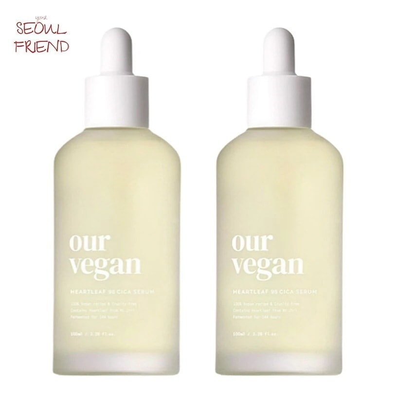 [1+1] アワー ヴィーガン 魚腥草 98シカ セラム 100ml 2個