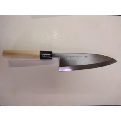 日本製 堺の包丁 堺一文字吉国作 白二鋼 出刃 包丁210mm