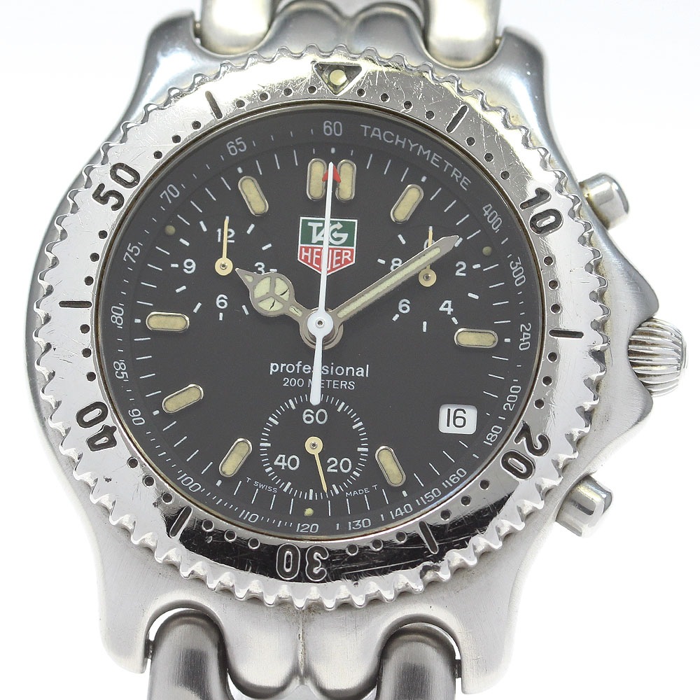 タグホイヤー TAG HEUER CG1110-0 セル クロノグラフ クォーツ メンズ _846417【中古】