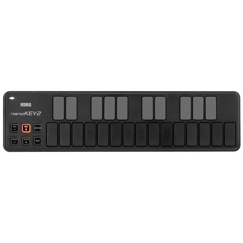 コルグ　KORG　USB MIDIコントローラー nanoKEY2 ブラック　NANOKEY2BK