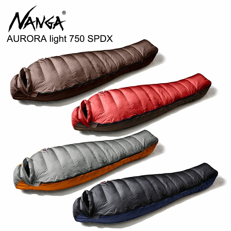 ナンガナンガ NANGA AURORA light 750 SPDX オーロラライト 750SPDX 寝袋 ダウンシュラフ レギュラー キャンプ アウトドア ダウン 羽毛 [CC]