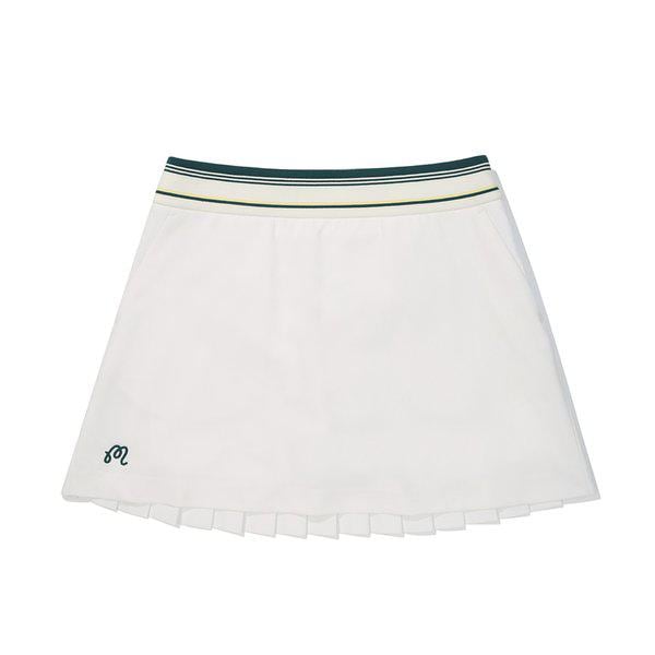 [マルボン公式] 女性バックプリーツAラインスカート OFF WHITE (WOMAN)