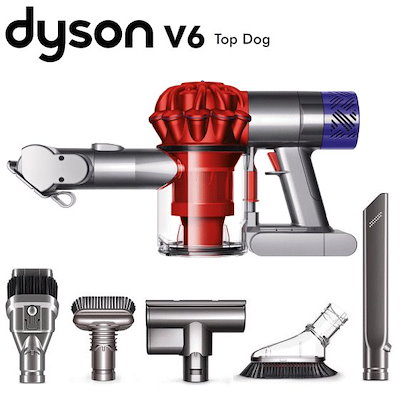 2023春夏】 dyson V6 Top Dog ハンディクリーナー HH08MHPT v7zcn ...