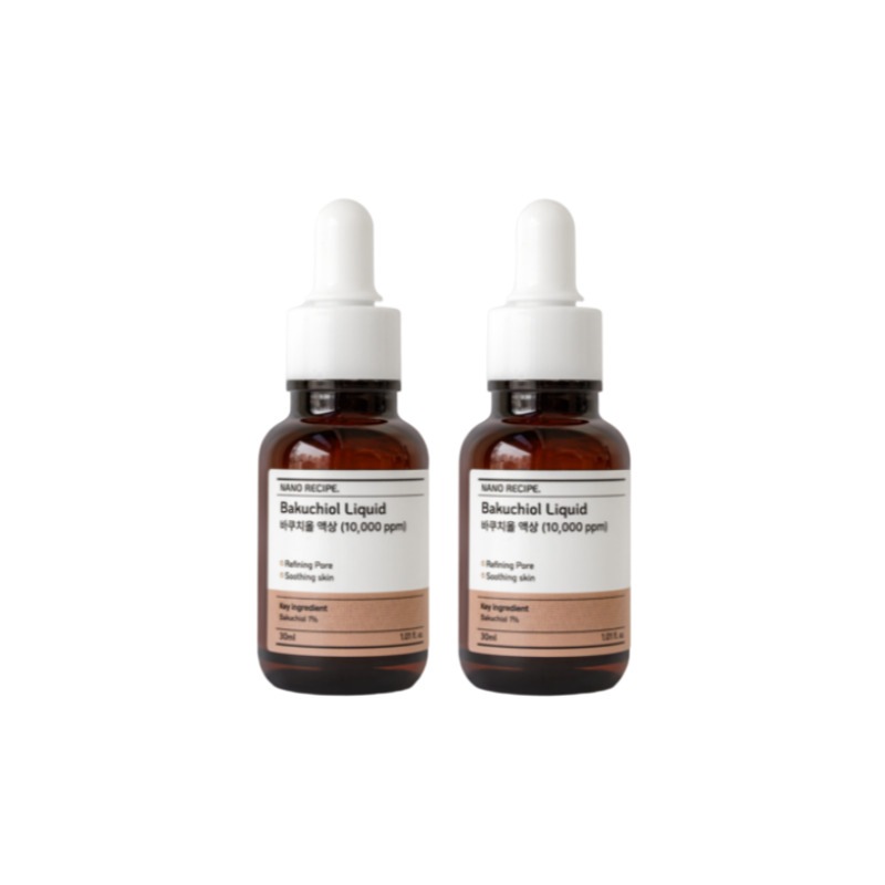 【2本セット】 バクチオール原液セラム 10000ppm 30ml シワ・毛穴・ハリ対策 高濃度ビューティーアンプル 韓国コスメ