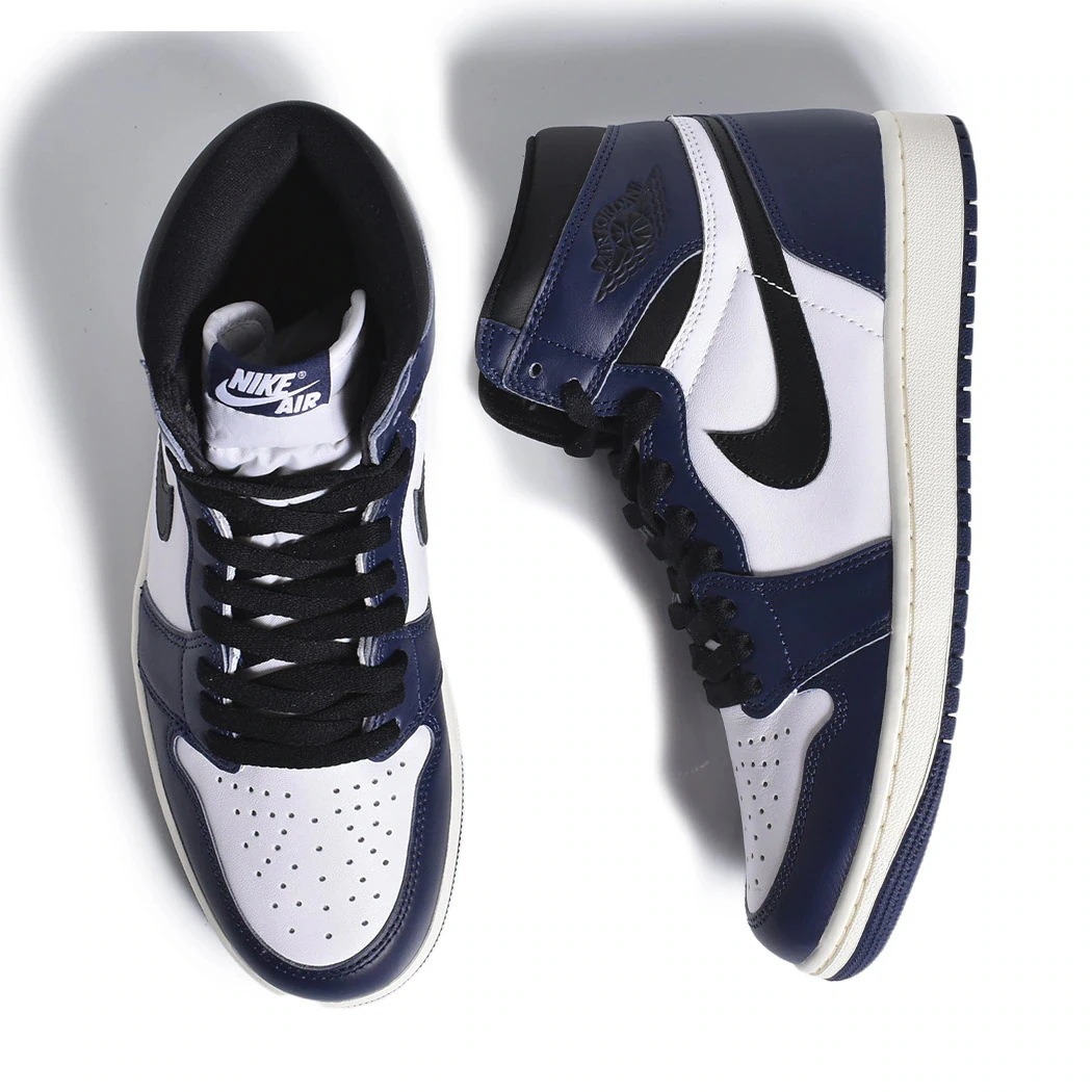 NIKE ナイキ エア ジョーダン レトロ ハイ スニーカー AIR JORDAN 1 RETRO HIGH OG "Midnight Navy" ( 紺 ネイビー メンズ DZ5485-401 )