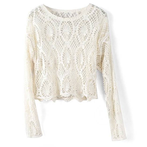 トップス 長袖 ボートネック プルオーバー ショート丈 メッシュ 可愛い かわいい 大人可愛い きれいめ シンプル 上品 レトロ おしゃれ かっこいい カジュアル こなれ感 個性的 主役級 存在感