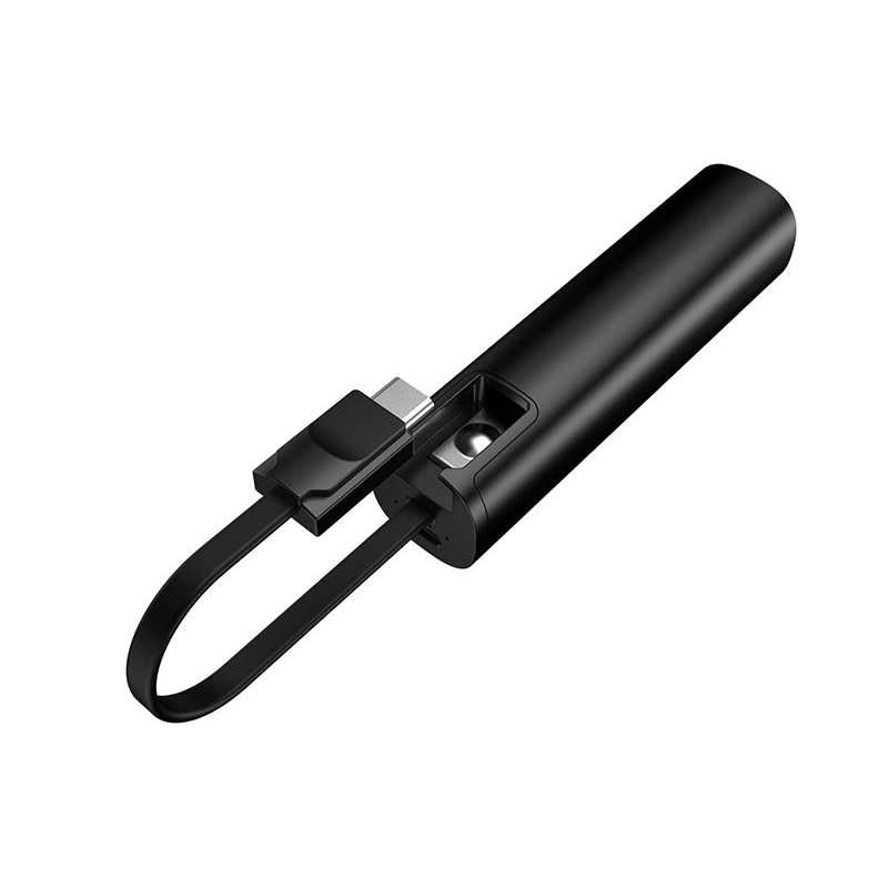 コンピューケースジャパン　小型パワフル容量5000mAh モバイルバッテリー PF50シリーズブラック　JMB-PF50-BK