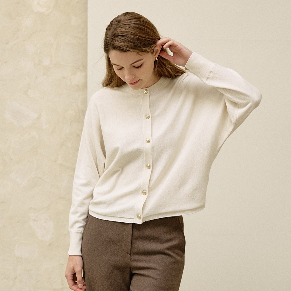 ドルマンスリーブニットカーディガン