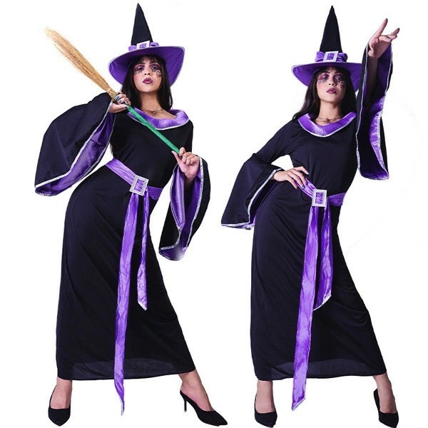 ハロウィン衣装 仮装 魔女 帽子 ワンピース ヴァンパイア Halloween コスプレ レディース 2点セット コスチューム 大人 仮装 ハロウィーン 学園祭 文化祭 衣装仮装 be004c6c6t