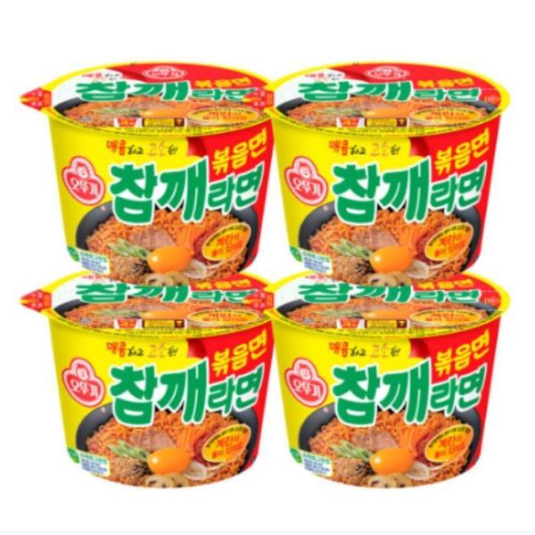 （NEW） オットゥギ ごまラーメン 炒麺 容器 カップラーメン 110g 4個×3個