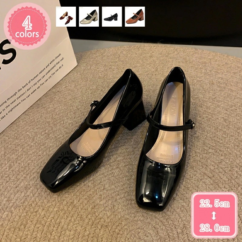 500円OFFクーポン パンプス 痛くない 歩きやすい 走れる スクエアトゥ 脱げない 柔らかい ストラップ 美脚 女性 春夏 小さいサイズ 大きいサイズ ヒール6cm レディース 冠婚葬祭 軽量 走