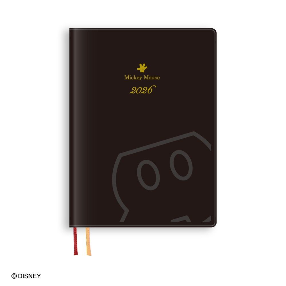 （まとめ買い）ダイゴー 手帳 2026年 ディズニー B6 ウィークリー ミッキー ブラック E6160 [x3]