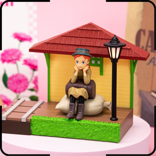 赤毛のアン フィギュア ライト 卓上 タッチ ムード灯 スタンド 乾電池式 ワイヤレス可能 韓国 ランプ