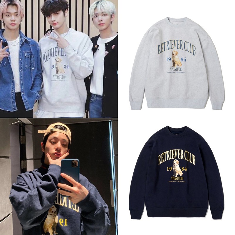 RETRIEVER CREWNECK KS_ NCT着用 ENHYPEN着用 TXT着用 KPOP