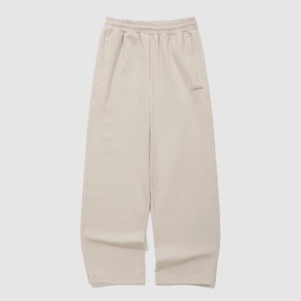 パンツ NQK UQ122CFP29-OBE レイトチェックアウト レディース ワイドジョガー 2WAY パンツ オートミールベージュ