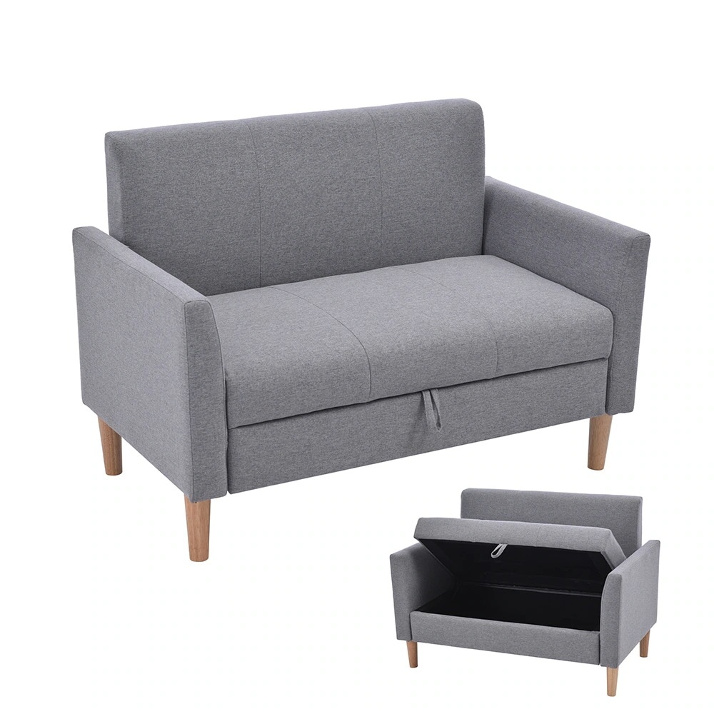 439ソファー ソファ 2人掛けソファ 収納付き 五つの色が選択可能 圧力分散 人気商品