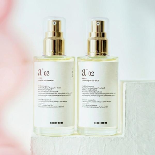アンダーバープラス ヘアオイル 02 92ml ホワイトティー スタイリング ボディオイル マルチオイル underbar plus 2個セット 7,701円