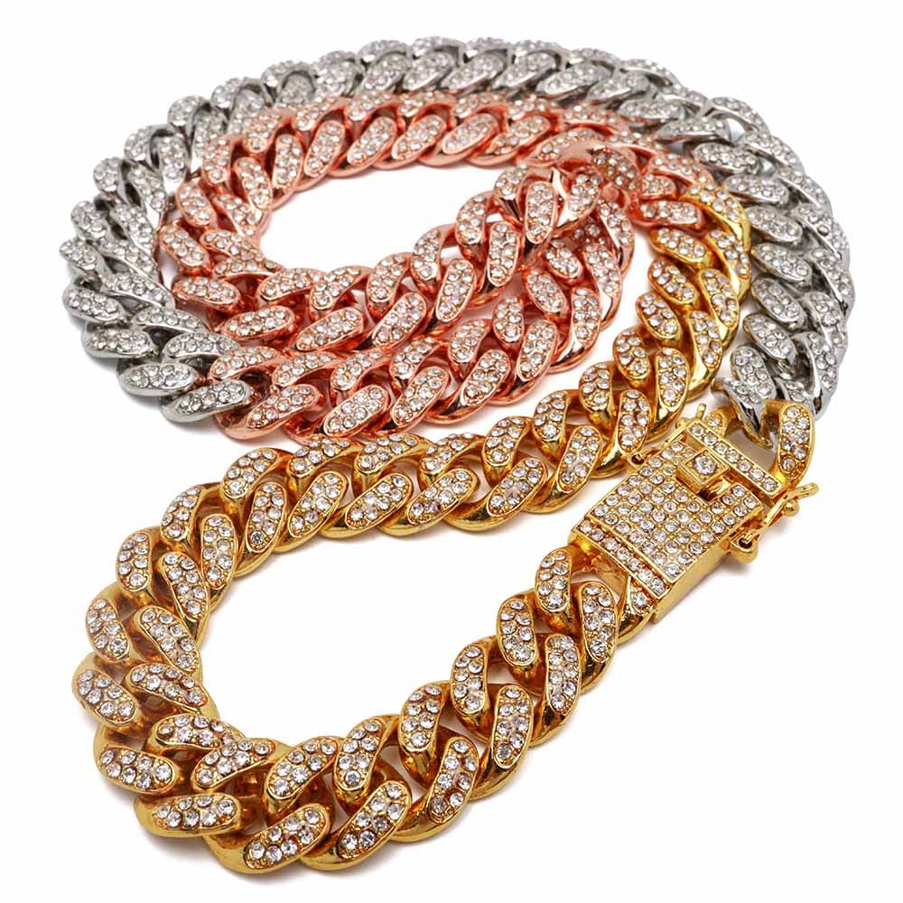 マイアミキューバンネックレス ミックス [n276]