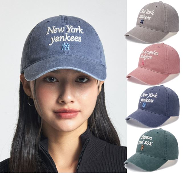 Varsity Lettering Washing Ball Cap