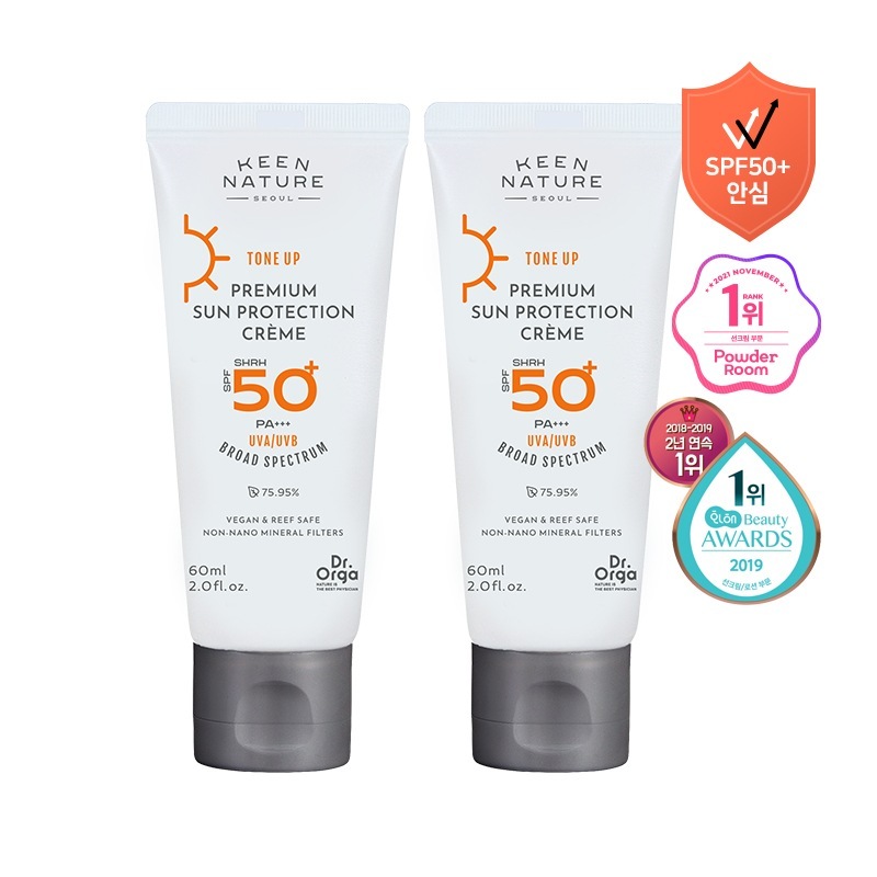 [1+1] プレミアムサンプロテクションクリーム 60ml SPF50+/PA+++ /DR.Orga