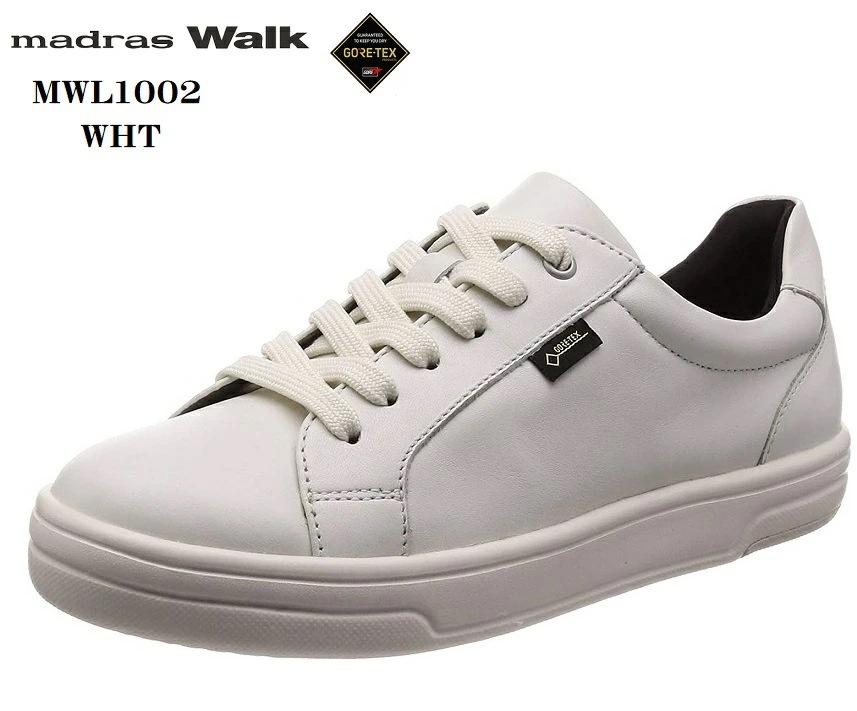 [マドラスウォーク]madras Walk MWL1002 GORE-TEX ゴアテックス カジュアルウォーキングスニーカー 完全防水 レディス ソフトなリアルレザーを全体に使用