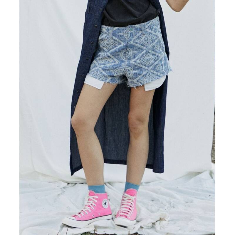 ペンフィールド PENFIELD パンチング・エンブロイダリー・ショーツ FR2WP92F 480236