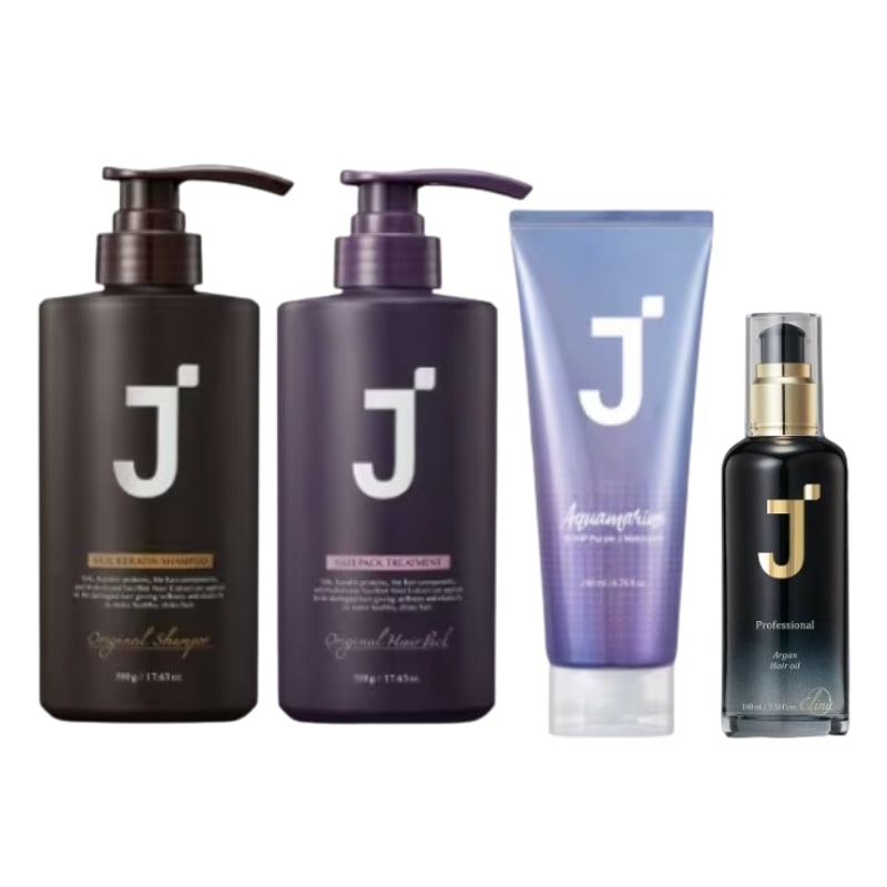 超損傷毛ヘアケア4種シャンプー500ml+トリートメント500ml+ヘアパック200ml+ヘアオイル80mlセット