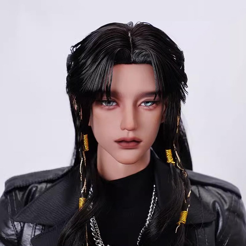 BJD 1/3 ドールウィッグ 定型ウィッグ ブラック ダークブラウン ライトブラウン SD/小顔SDサイズ球体関節人形用