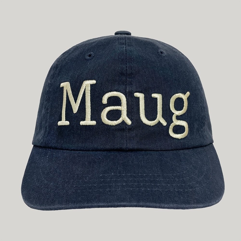 Mawg Burn ワイドウォッシュボールキャップネイビー