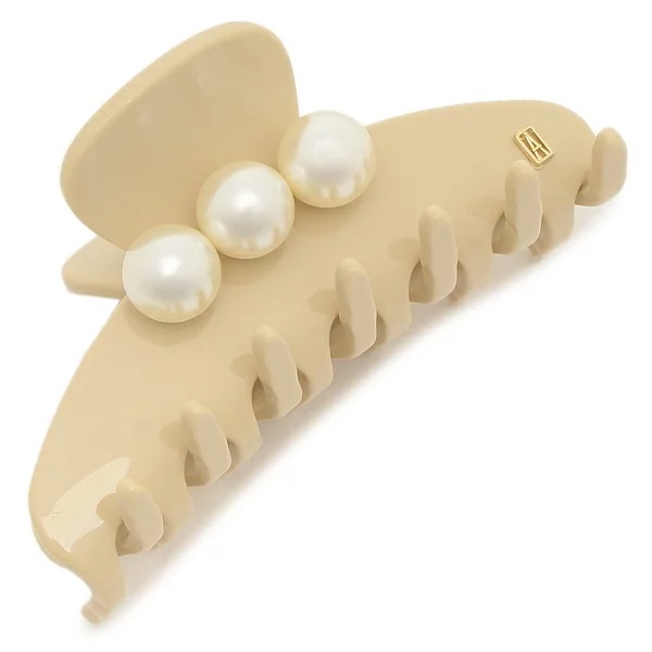 ヘアアクセサリー タイムレス パール ヘアークリップ ベージュ レディース ACCM1692004 S