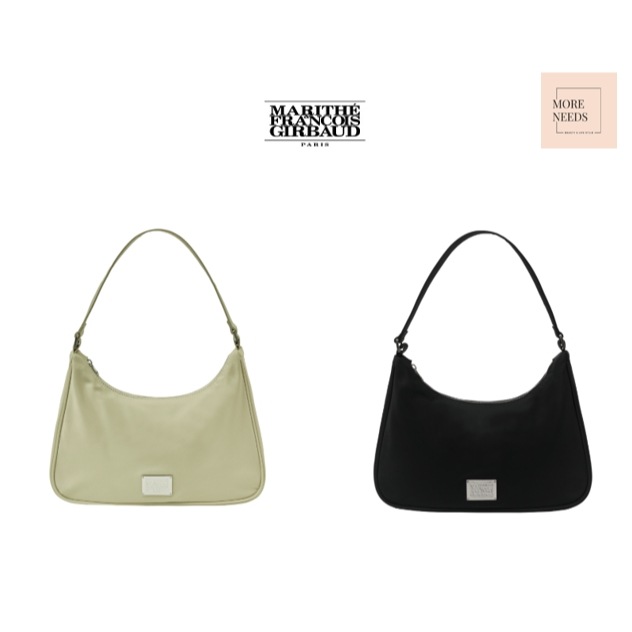 marithe francois girbaud CLASSIC LOGO HOBO BAG 2COLORS