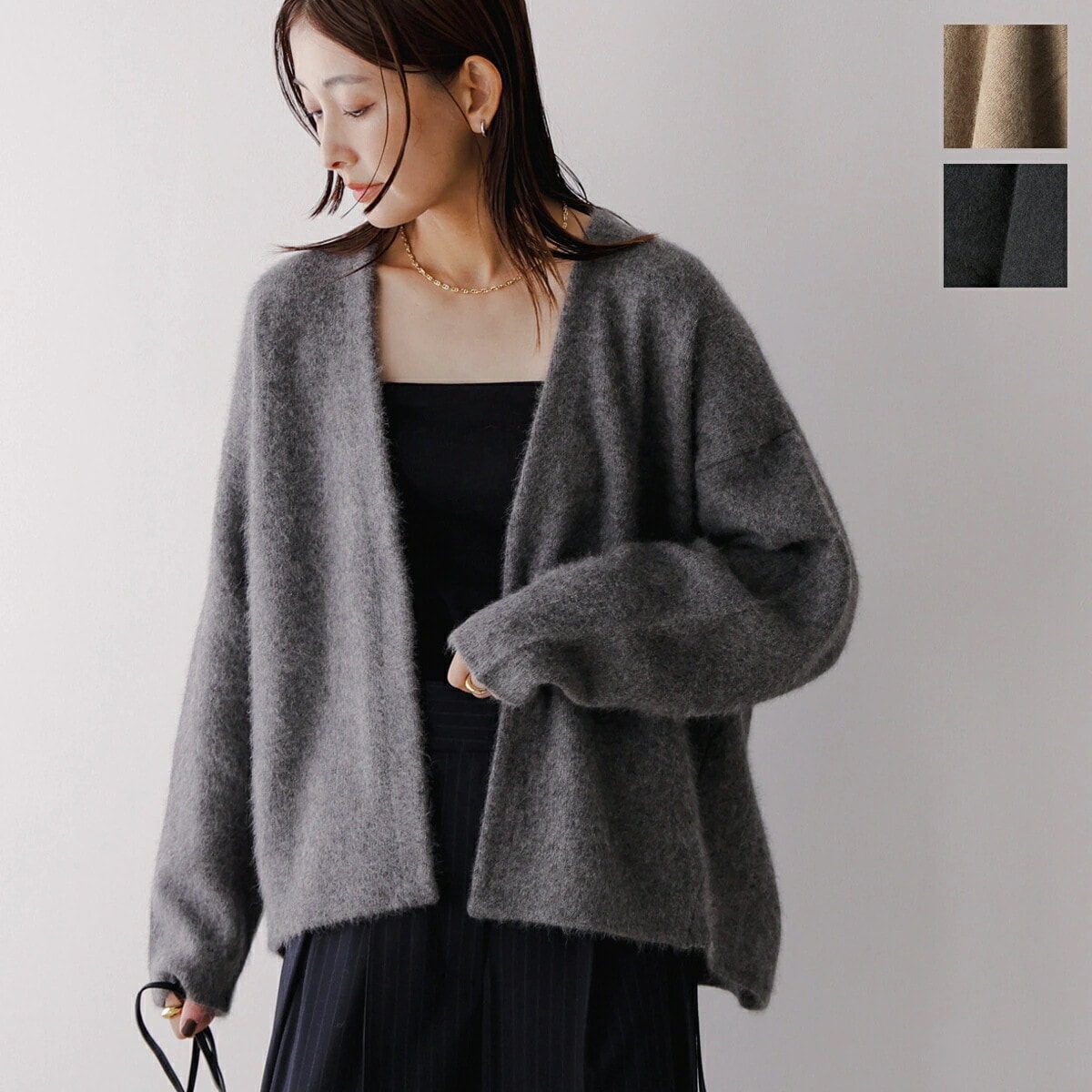 MICA&DEAL マイカ＆ディール カーディガン 0125308249 レディース ラクーン ニット 長袖 カラー3色 【ts】