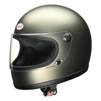 リード工業 RX-100R2 リバイバルフルフェイスヘルメット フリー（57-60cm未満） マットダークシルバー