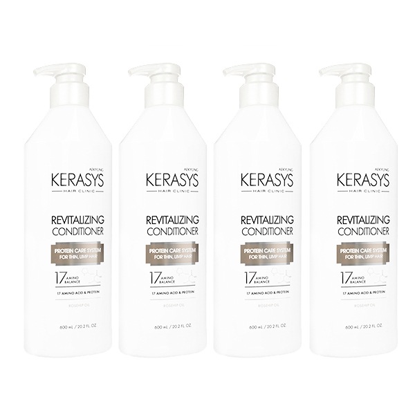 4本セット ケラシス リバイタライジングコンディショナー 600ml Kerasys Revitalizing Conditioner 海外発送 ヤマト国際便発送