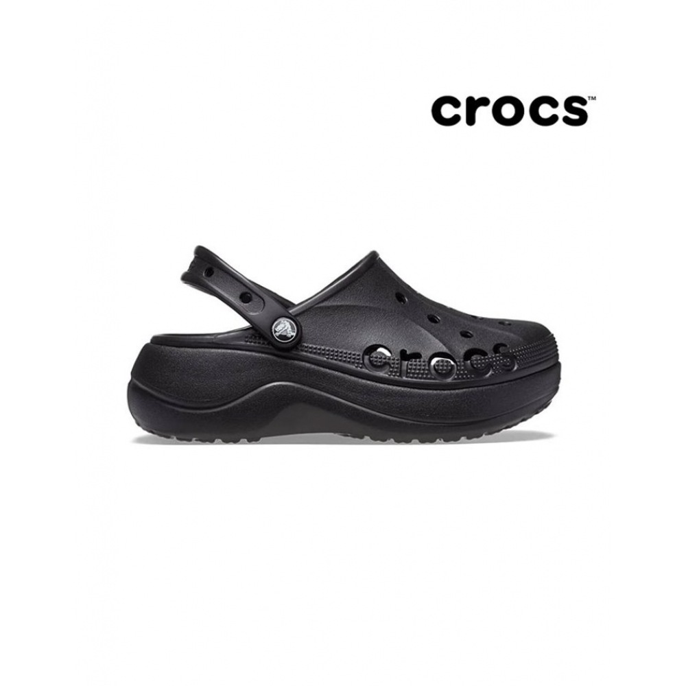 クロックスレディース Vaya プラットフォームクロッグブラック 208186-001