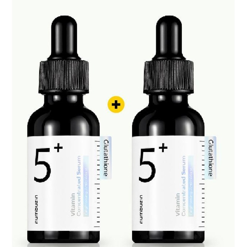 韓国コスメ[1+1]跡 アンプル グルタチオン ビタミンC ナンバーズイン 5番 30ml + 30ml