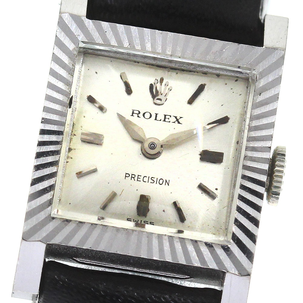 ロレックス ROLEX プレシジョン K18WG cal.1401 ヴィンテージ 手巻き レディース _810098【中古】 73,535円