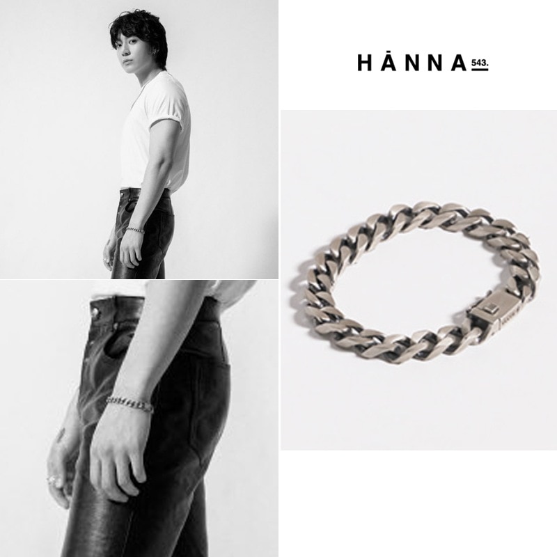 btsジョングク着用 B158S シルバーブレスレット seven着用製品