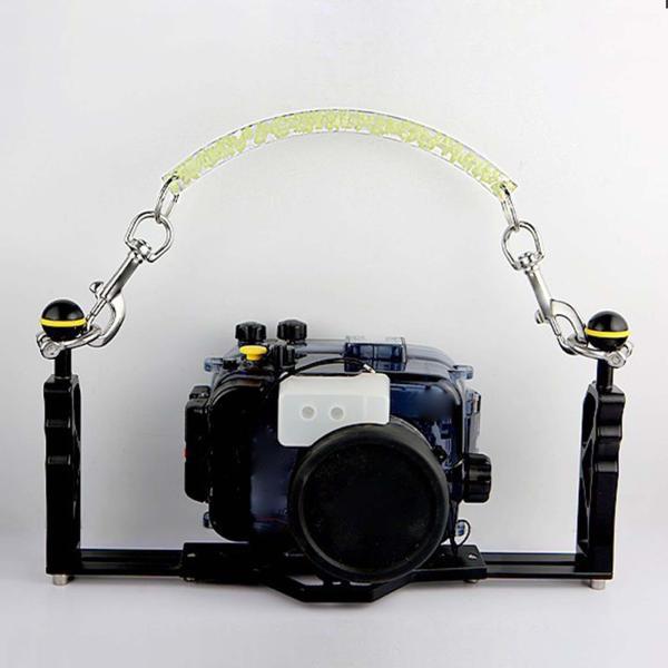 水中カメラキャリーストラップダイビングカメラハウジングキャリーストラップ大人のケースハンドルダイビングスキューバ