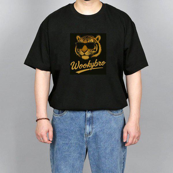 WWB 自社製作 男女共用 ボス タイガー 半袖Tシャツ